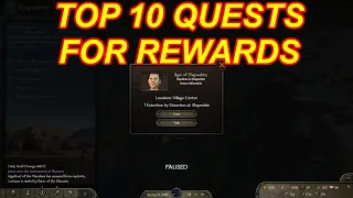 Bannerlord Top 10 Quests Based On Rewards (See Comments)  | Flesson19