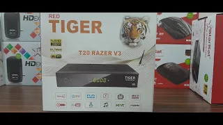 Tiger T20 Razer V3 l HEVC Digital Satellite Receiver l Dolby Supported l Unboxing l Feature Details