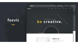 Foevis - Creative Agency PSD Template | Themeforest Website Templates and Themes