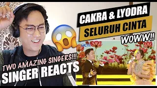 Cakra Khan Feat Lyodra - Seluruh Cinta | INDONESIAN DRAMA SERIES AWARDS | SINGER REACTION