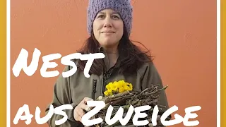 Nest aus Zweigen- DIY