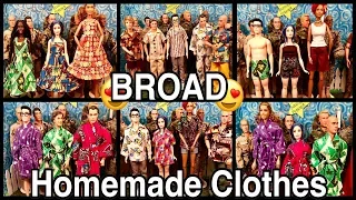 Homemade Clothes ~ Fit Broad Ken, Happy Family Granpa, Superman, Curvy Barbie, Moxie Teenz markc1118