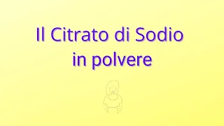 ANTICALCARE faidate: citrato di sodio in POLVERE, semplice ed eco