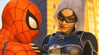 BLACK CAT is ALIVE - She SAVES Silver Sable & Spider-man - Spider-Man PS4 Silver Lining DLC