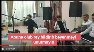 İsmayılın ifasında gözəl Seygah Akşin Murad Hacı Pərviz Yevlax toyu Təbiyət Şadlıq sarayı 07.08.2021