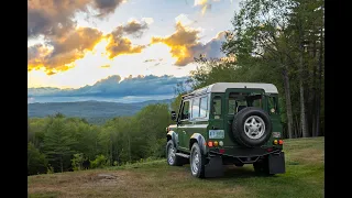 1997 Land Rover Defender 90 NAS Sunset Drive By