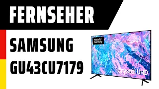 Fernseher Samsung GU43CU7179UXZG | TEST | Deutsch