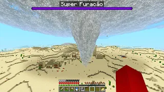 minecraft mas os DESASTRES NATURAIS tentam me destruir