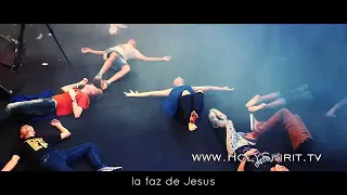 Fire of Holy Spirit falling upon youth in BRAZIL!!360p