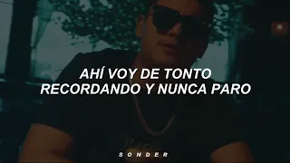 hay voy de tonto recordando y nunca paro (Letra)