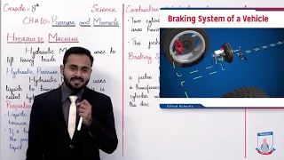 Class 8 - Science- Chapter 10 - Lecture 4 Hydraulic Machines - Allied Schools