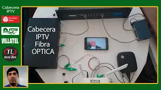 Cabecera IPTV sobre Fibra Optica Villatel