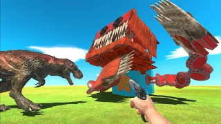 Help T-Rex Defeat Giant Boxy Boo - Animal Revolt Battle Simulator