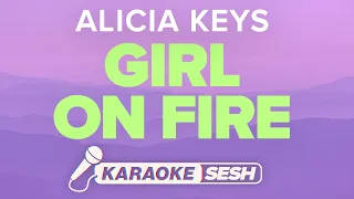 Girl On Fire Karaoke | Alicia Keys