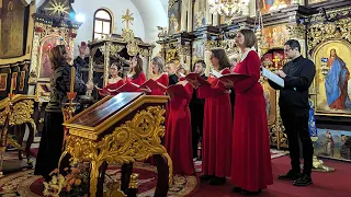 Choral singing in a church in Donji Milanovac, Serbia （塞尔维亚下米拉諾瓦茨唱诗班演唱会）