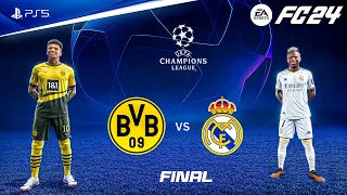 FC 24 - Borussia Dortmund vs Real Madrid | UEFA Champions League Final | PS5™ [4K60]