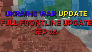 Ukraine War Update (20230926): Full Frontline Update