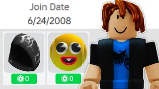 I GOT FREE ITEMS & UGC USING 2008 ROBLOX OG ACCOUNT! (CLASSIC EVENTS)