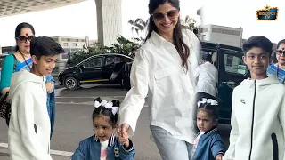 Shilpa Shetty Turns Heads At The Airport  See Her Outfit