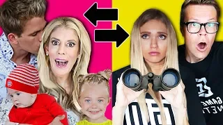 Switching HUSBANDS 24 HOUR CHALLENGE w/ the Labrant Fam! | Rebecca Zamolo