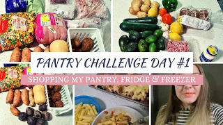 Shopping my Pantry, Day #1 | Pantry Challenge