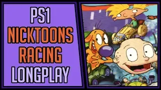 Nicktoons Racing | PS1 | Longplay | Walkthrough #9 [4Kp60]