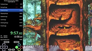 Donkey Kong Country 3 GBA Any% Speedrun 49:17 [World Record] [720p60]