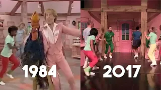 "There's somebody at the door!" side-by-side comparison (1984/2017) | PINK WINDMILL KIDS