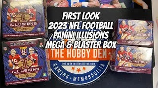 First Look - 2023 Panini Illusions NFL Football Mega & Blaster Box (Unboxing & Review)