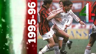 Football Italia 1995-96 Milan vs Roma Peter Brackley