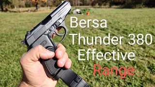 Bersa Thunder Effective Range