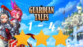 Guardian Tales 1-4 Guide | 3 Stars & All Quests