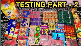 Different Types of Diwali Pathake Testing | Testing New Crackers | Diwali Crackers 2019