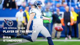 Best Plays of October From AFC Special Teams Player of the Month Ryan Stonehouse!