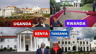 East African Presidents with Their Statehouses | Kenya vs Tanzania vs Uganda