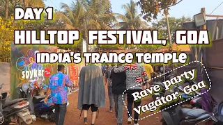 GOA Hilltop Festival 2023, 🇮🇳 Day 1 After Movie. India's party capital. Rave Party, Vagator, Goa.