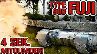 4 SEKUNDEN Autoloader zerlegt die Gegner! - Type 90B "Fuji" | War Thunder