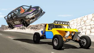 High Speed Traffic Crashes #62 - BeamNG Drive | CrashBoomPunk