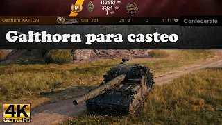 Object 261 video in Ultra HD 4K🔝 Galthorn para casteo, 2513 dmg, 1111 e🔝 World of Tanks ✔️