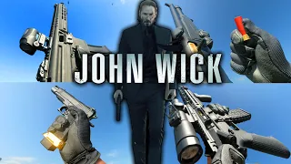 All JOHN WICK Weapons Loadouts & Pick Ups in Call of Duty (Real Names, Animations & more..)