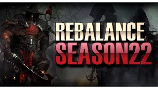 BIG BALANCE CHANGES Season 22 Update | Diablo Immortal