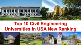 Top 10 Civil Engineering Universities in USA New Ranking | University of Michigan Ann Arbor