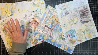 #JournalJigsaw - Rach & Bella Crafts/Angela Kerr Collaboration! - Floral Collage Flips!