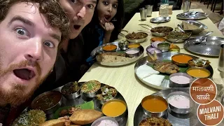 Americans try  Malvani Thali in MUMBAI!