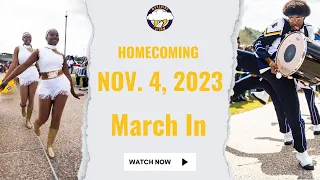 Homecoming - March In | PVAMU Marching Storm | 2023