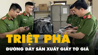 Phá đường dây sản xuất 2.000 giấy phép lái xe, đăng ký xe giả