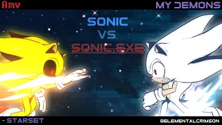Sonic VS Sonic EXE II My DemonsII AMV