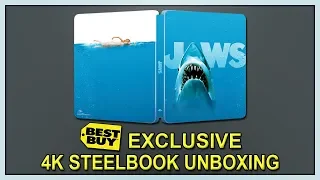 Jaws Best Buy Exclusive 4K+2D Blu-ray SteelBook Unboxing