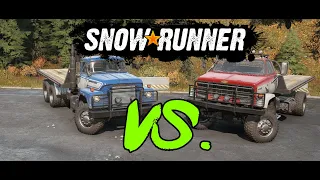 Snowrunner - Truck Comparison: Fleetstar vs. Kodiak