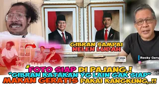 NGENES,.!! FOTO PRABOWO GIBRAN SIAP DI PAJANG,.!! MAKAN SIANG GERATIS PAKEK KANGKUNG,.!!